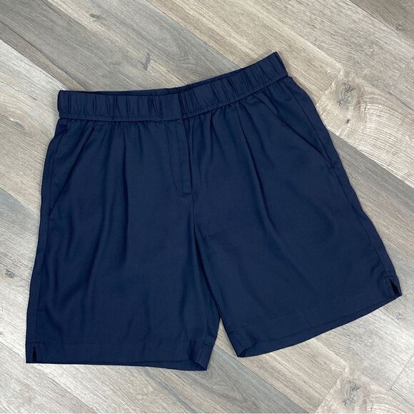 Ann Taylor Loft Lightweight Chino Dressy Shorts Blue 4 - Picture 1 of 9